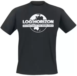 Image of Log Horizon Destruction Of The Round Table T-Shirt black