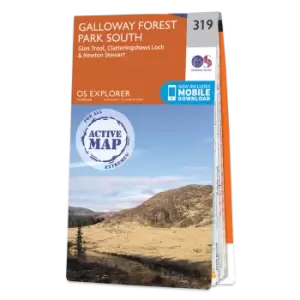 Image of Map of Galloway Forest Park South