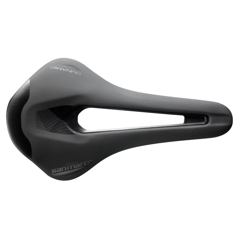 Image of Selle San Marco Shortfit 2.0 Dynamic Saddle Black unisex WIDE (L3)