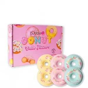 image of Bubble T Donut Bath Bomb Fizzers Gift Set