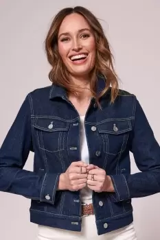 Image of Essential Stretch Denim Jacket