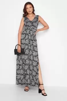 image of Floral Side Slit Maxi Dress