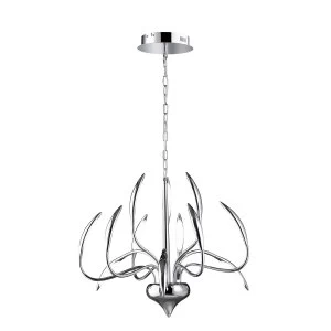 Image of Wofi Hampton 12-LED Pendant Lamp - Chrome