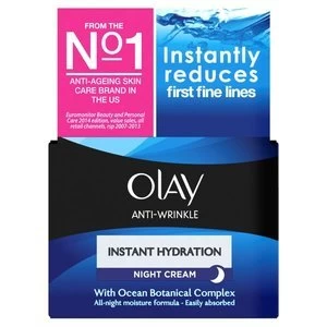 image of Olay Anti-Wrinkle Instant Hydration Night Cream