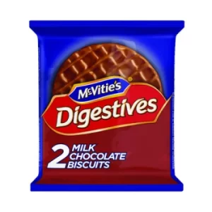 image of McVitie's Milk Chocolate Digestives 33g (Pack of 24 x 2) 32404