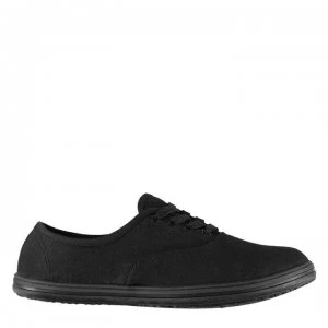 Image of Slazenger Ladies Canvas Pumps - Black