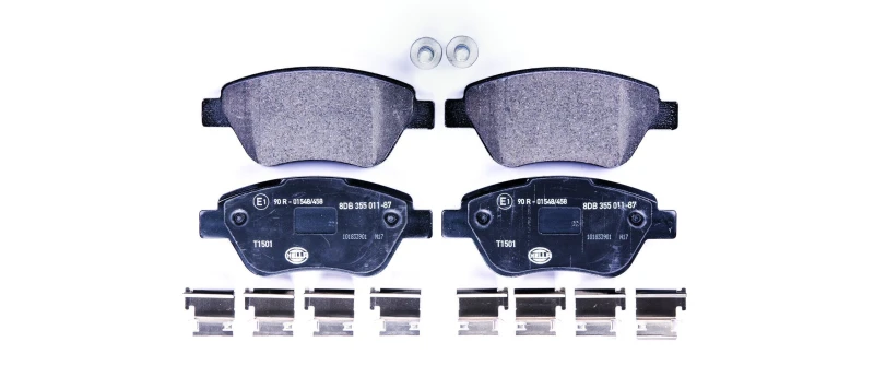 Image of HELLA Brake pad set HELLA 8DB 355 011-871
