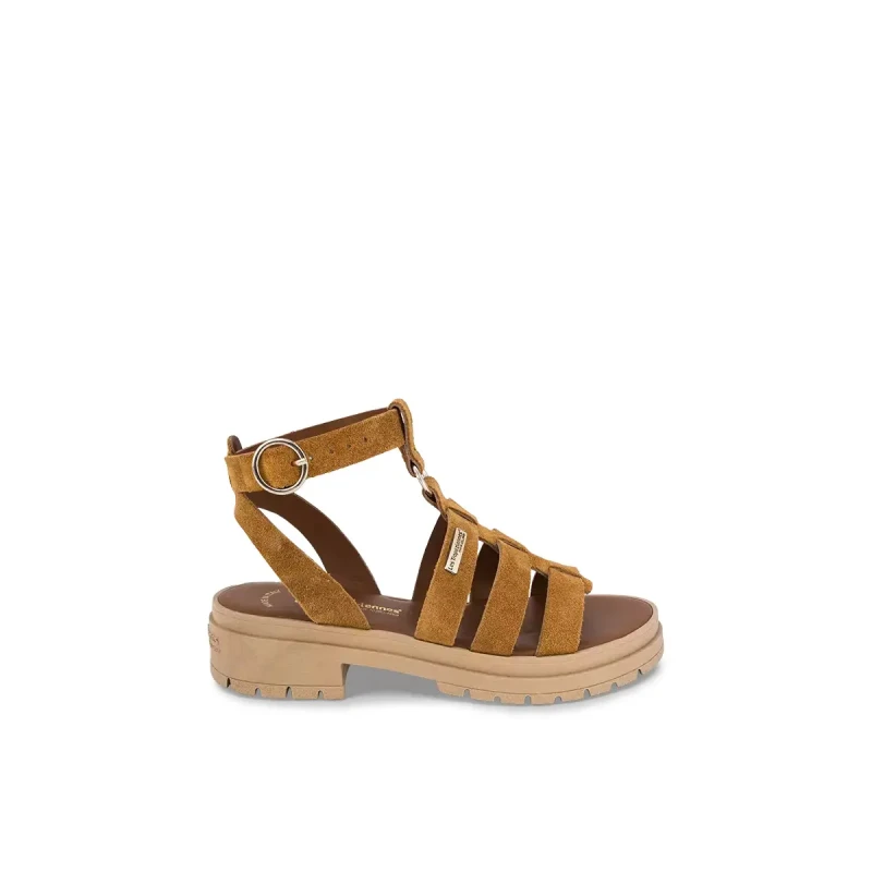 Image of Les Tropeziennes par M.Belarbi Womens sandals Les Tropeziennes par M.Belarbi Tobosued Jaune Female 36