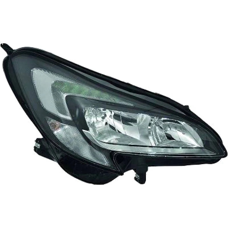Image of DIEDERICHS 1815083 Headlights Priority Parts PSY24W, with LED control unit for daytime running-/position lights, Left, with motor for headlamp levelli