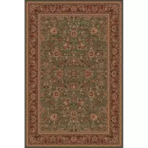 image of Mastercraft Kashqai Rug - 4362/400 - 160 x 240cm, Wool, Star - Green