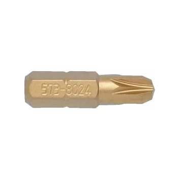 Image of NO.4 P/Driv Tin Coated S/Driver Bit 5/16' Hex Std - Kennedy