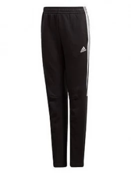 Image of adidas Boys 3 Stripe Tiro Pants - Black, Size 11-12 Years