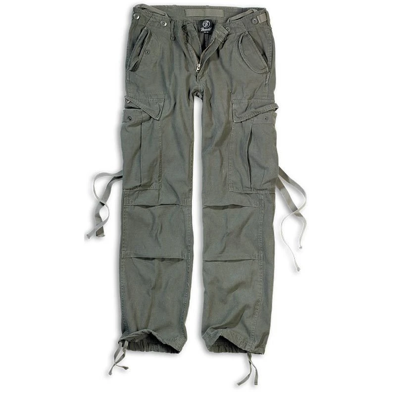 Image of Brandit M65 Ladies Trousers Cargo Trousers olive W31L34 Women