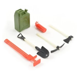 Image of Fastrax Type-B Scale 6 Piece Painted Tool Set