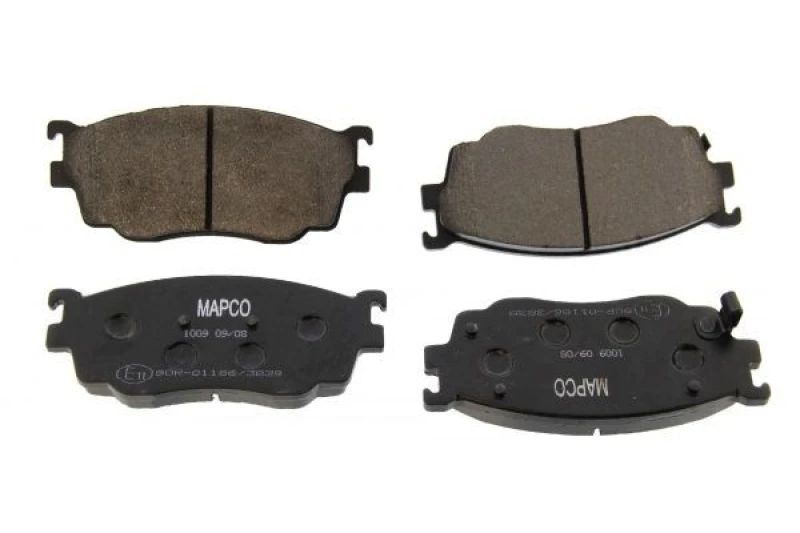 Image of MAPCO 6743 Brake pad set Front Axle, incl. wear warning contact Brake Pad Set,disc brake (402)