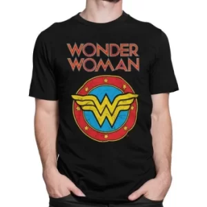 Image of Wonder Woman Vintage Logo Unisex T-Shirt Ex Large