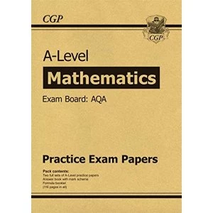 Image of New A-Level Maths AQA Practice Papers (for the exams in 2021) Paperback / softback 2018