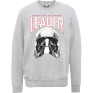 Image of Star Wars The Last Jedi Captain Phasma Mens Grey Sweatshirt - L - Grey