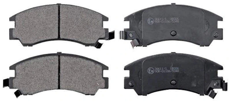 Image of A.B.S. 36611/1 Brake pad set with acoustic wear warning Brake Pad Set,disc brake (402)