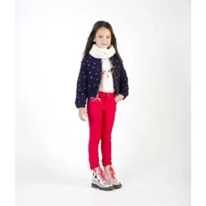 image of Billieblush Girls Red twill trousers - Red