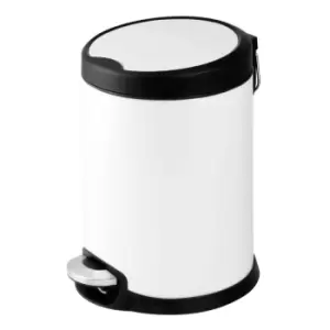 Image of Showerdrape Areo Collection 3 Litre Pedal Bin - White