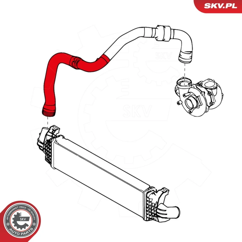 Image of ESEN SKV Charger intake hose ESEN SKV 24SKV880