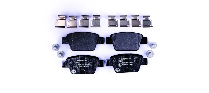 Image of HELLA Brake pad set HELLA 8DB 355 018-851