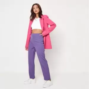 Missguided Tailored Cigarette Trousers - Purple