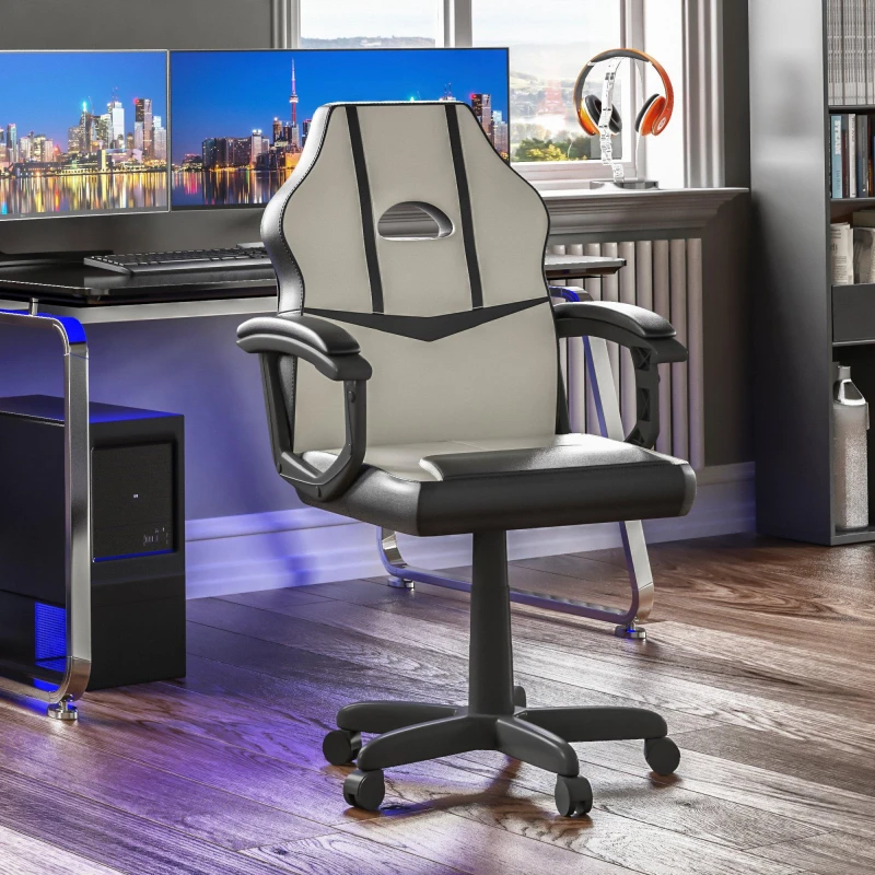 Image of Lassic Vida Designs Comet Racing Gaming Chair UKFR White & Black unisex One Size