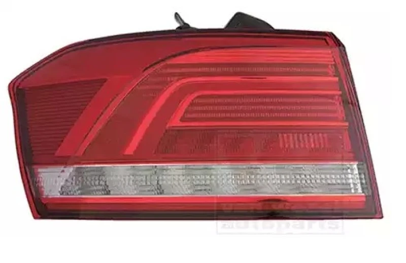 Image of VAN WEZEL 5743921 Rear light Outer section, with bulb holder, Left Combination Rearlight (391)