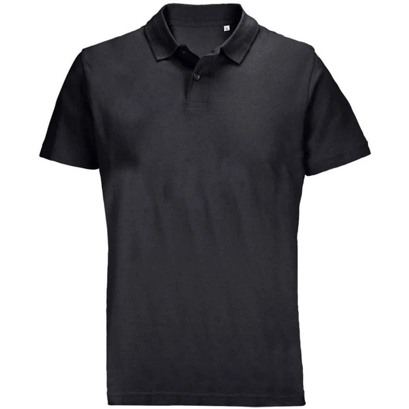 Image of SOL'S Pulse Pique Polo Shirt in Black Size: Small Black Unisex S