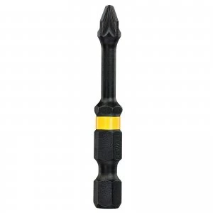 image of DEWALT Pozi Extreme Impact Torsion Screwdriver Bit PZ2 50mm Pack of 5