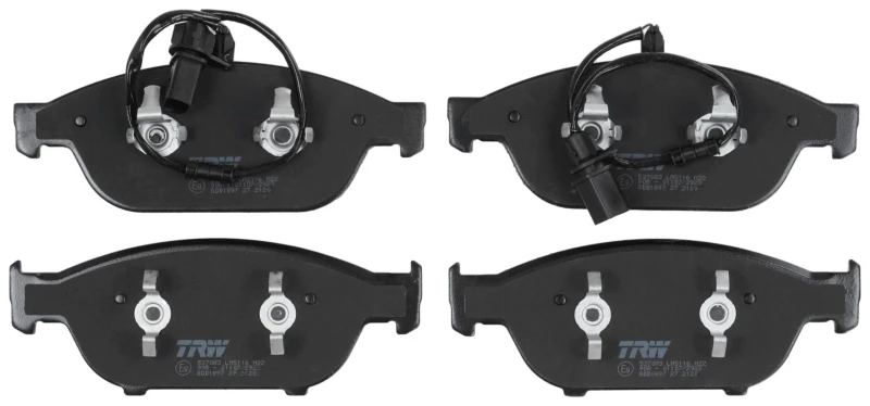 Image of TRW GDB1897 Brake pad set incl. wear warning contact Brake Pad Set,disc brake (402)
