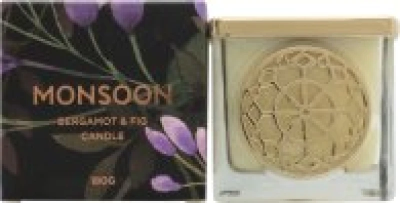 Image of Monsoon Bergamot & Fig Candle 180g