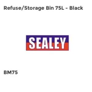 image of Refuse/Storage Bin 75L - Black