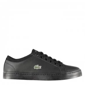 image of Lacoste Straight Set Trainers - Black