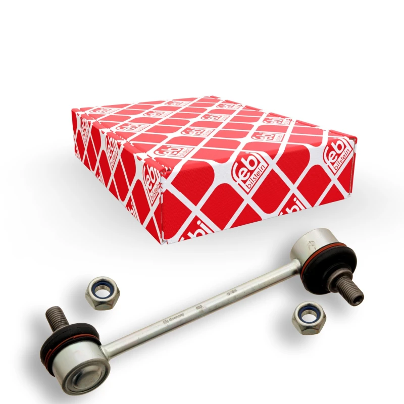 Image of FEBI BILSTEIN 30865 Anti-roll bar link OE Turbo NEW, Rear Axle Right Steel Link Stabiliser (3229)