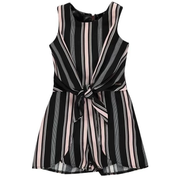 image of Firetrap Frill Playsuit Junior Girls - Jet Stripe