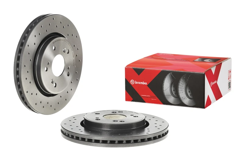Image of BREMBO Brake disc BREMBO 09.A866.1X