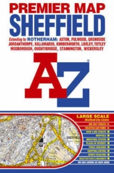 Image of Premier Map of Sheffield Paperback