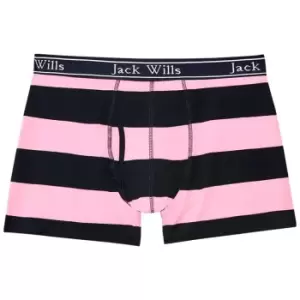 Image of Jack Wills Bridley Stripe Boxer Short - Pink