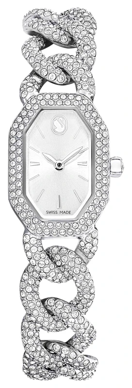 Image of Swarovski 5668899 Dextera Chain (44mm) Silver Dial / Crystal Watch