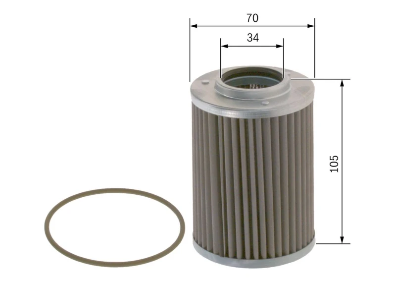Image of Bosch F 026 404 006 Transmission Filter Hydraulic Filter,automatic transmission (416)