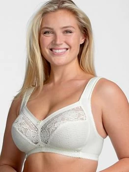 Miss Mary of Sweden Non Wire Cotton Lined Cup Bra - Champagne, Champagne, Size 42B, Women