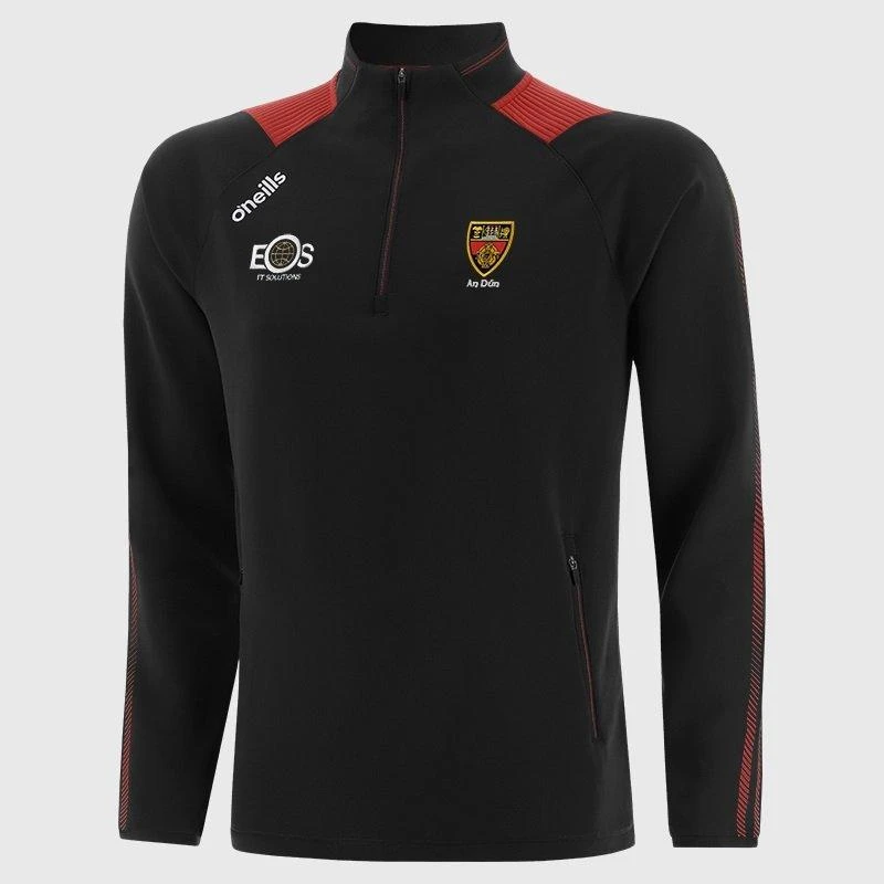 Image of ONeills Down Dynamo Half Zip Top Junior Black/Red male 5-6 Years