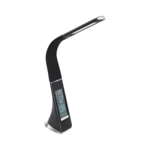 Image of Table Lamp Colour Black Touch On/Off Dimming Clock Bulb LED 3.2W Included