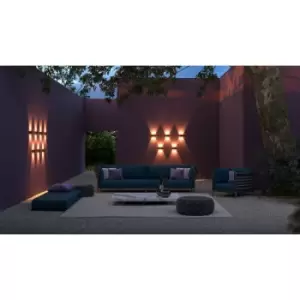 Maytoni Strato Outdoor Up Down Wall Lamp Black, IP54, 3000K