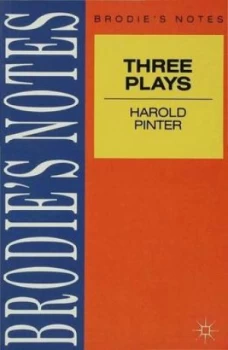 Image of Pinter Three Plays by Na Na Book