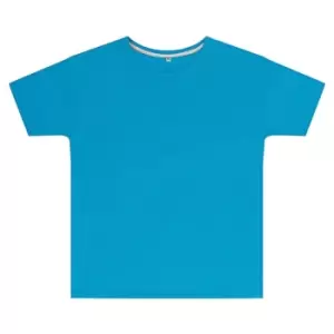 image of SG Childrens Kids Perfect Print Tee (7-8 Years) (Turquoise)