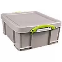 Image of Really Useful Box Storage Box 18RDG 18 L Grey PP (Polypropylene) 39 x 48 x 20 cm